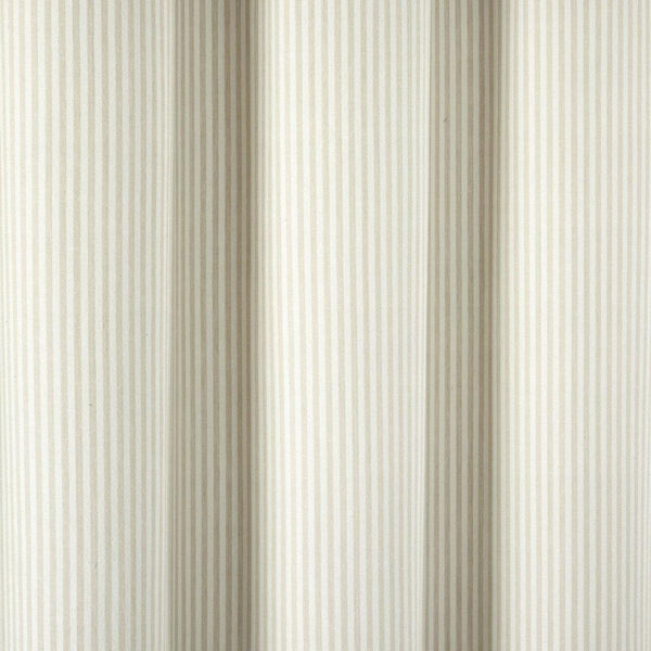 Farmhouse Vintage Stripe Yarn Dyed Recycled Cotton Blend Shower Curtain