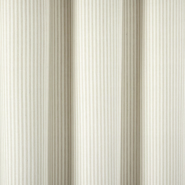 Farmhouse Vintage Stripe Yarn Dyed Recycled Cotton Blend Shower Curtain