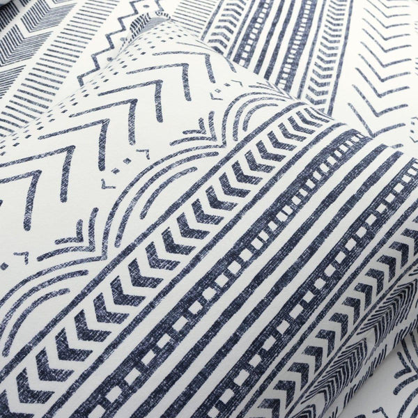 Hygge Geo Reversible Cotton Duvet Cover 3 Piece Set