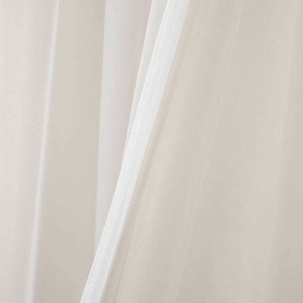 Dylin Flower Embroidery Window Curtain Panel