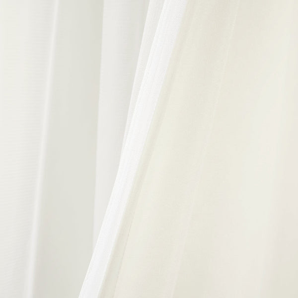 Dylin Flower Embroidery Window Curtain Panel