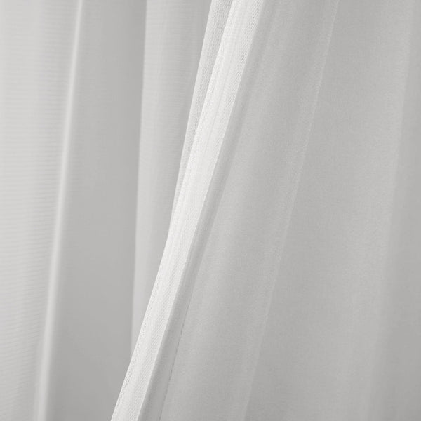 Dylin Flower Embroidery Window Curtain Panel