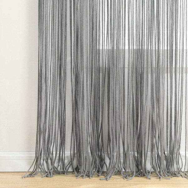 Boho Macrame Leaf Cotton Window Curtain