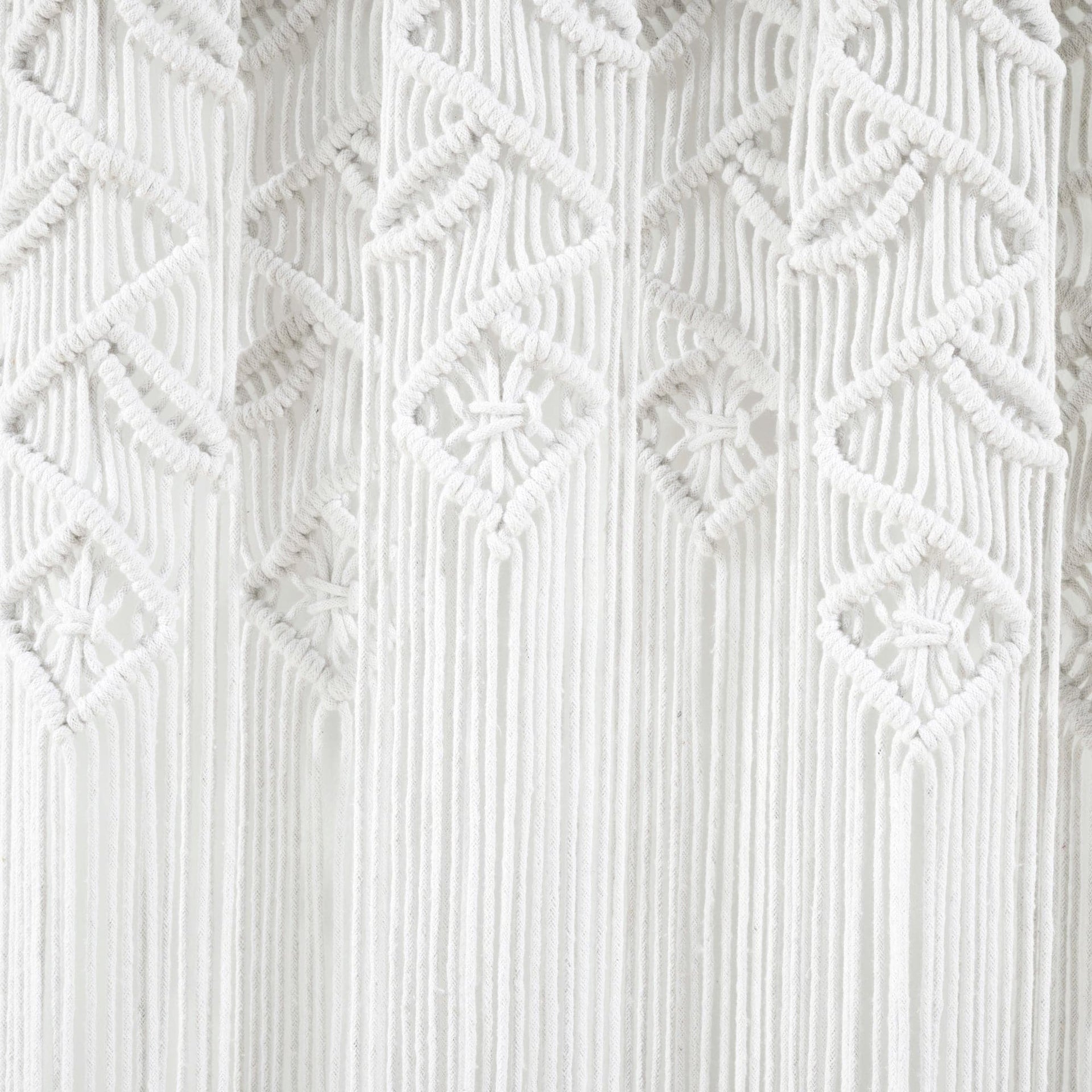 Boho Macrame Leaf Cotton Window Curtain