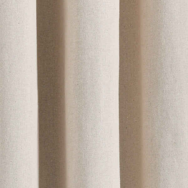 Insulated Grommet Blackout Faux Linen Window Curtain Panel