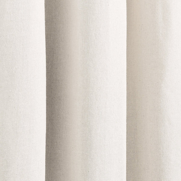 Insulated Grommet Blackout Faux Linen Window Curtain Panel