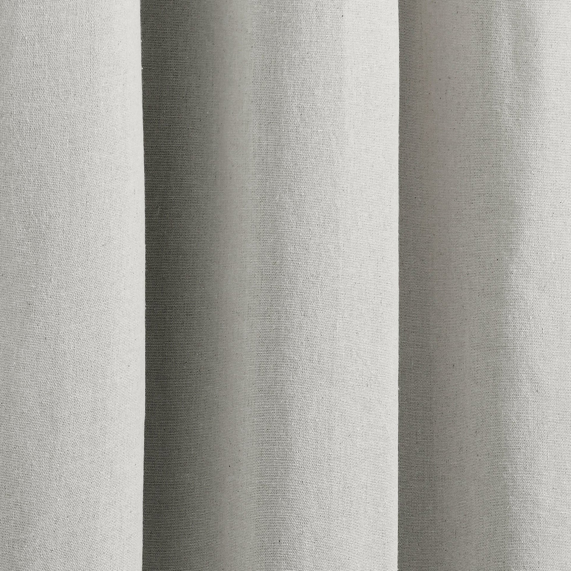 Insulated Grommet Blackout Faux Linen Window Curtain Panel