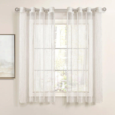 Night Sky String Thread Window Curtain Panel