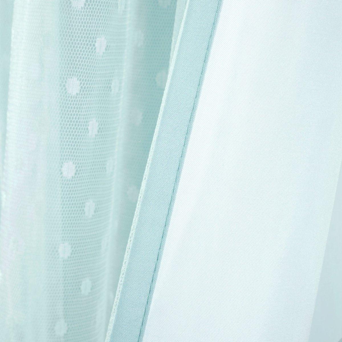 Cottage Polka Dot Sheer Window Curtain