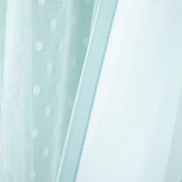 Cottage Polka Dot Sheer Window Curtain