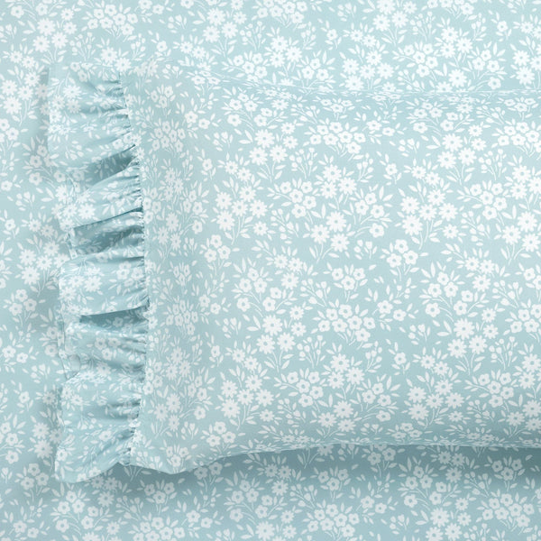 Garden Of Flowers Ruffle Sheet Set