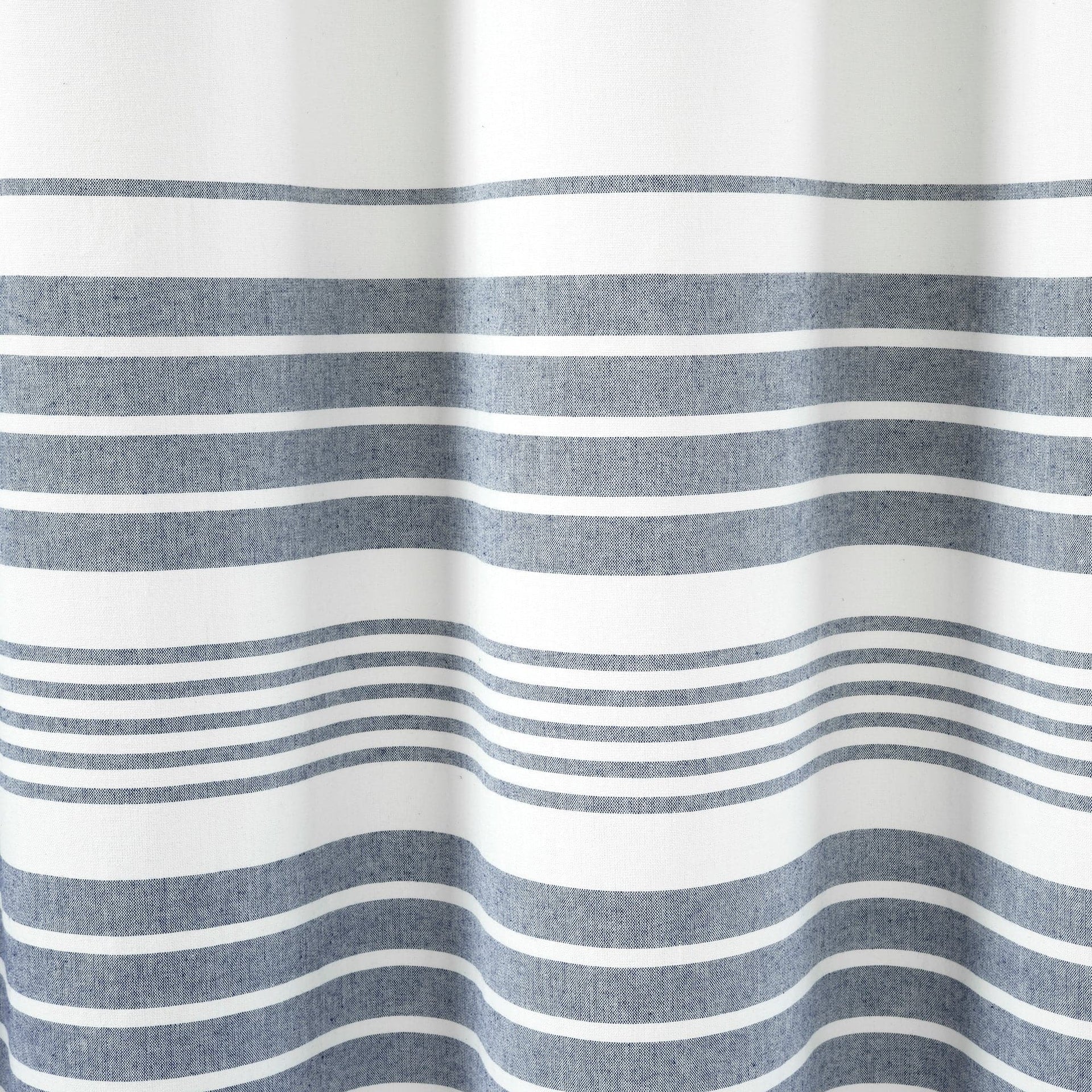 Nantucket Yarn Dyed Tassel Fringe Shower Curtain