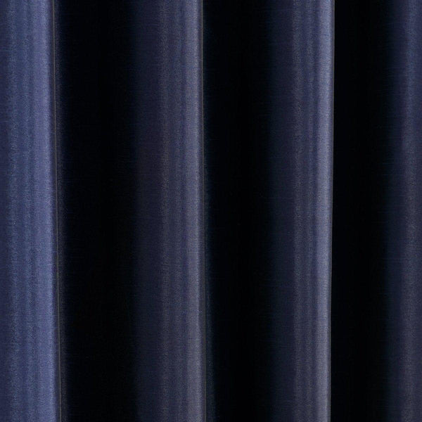 Faux Silk 100% Blackout Window Curtain Panel