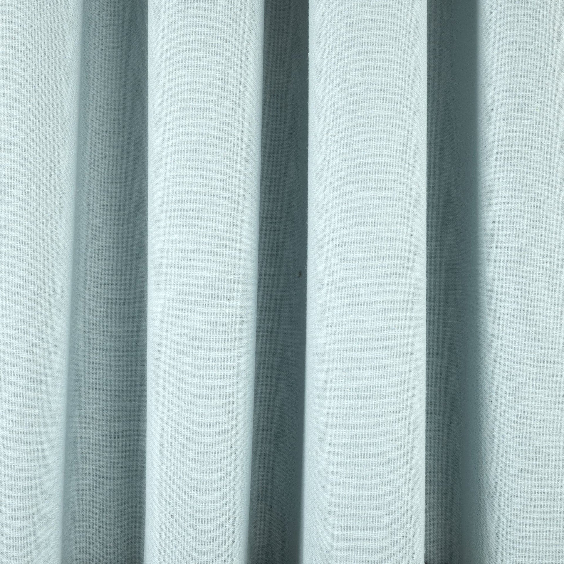 Linen Button Lined 100% Blackout Window Curtain Panel