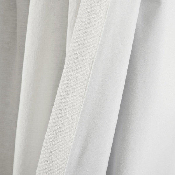 Linen Button Lined 100% Blackout Window Curtain Panel
