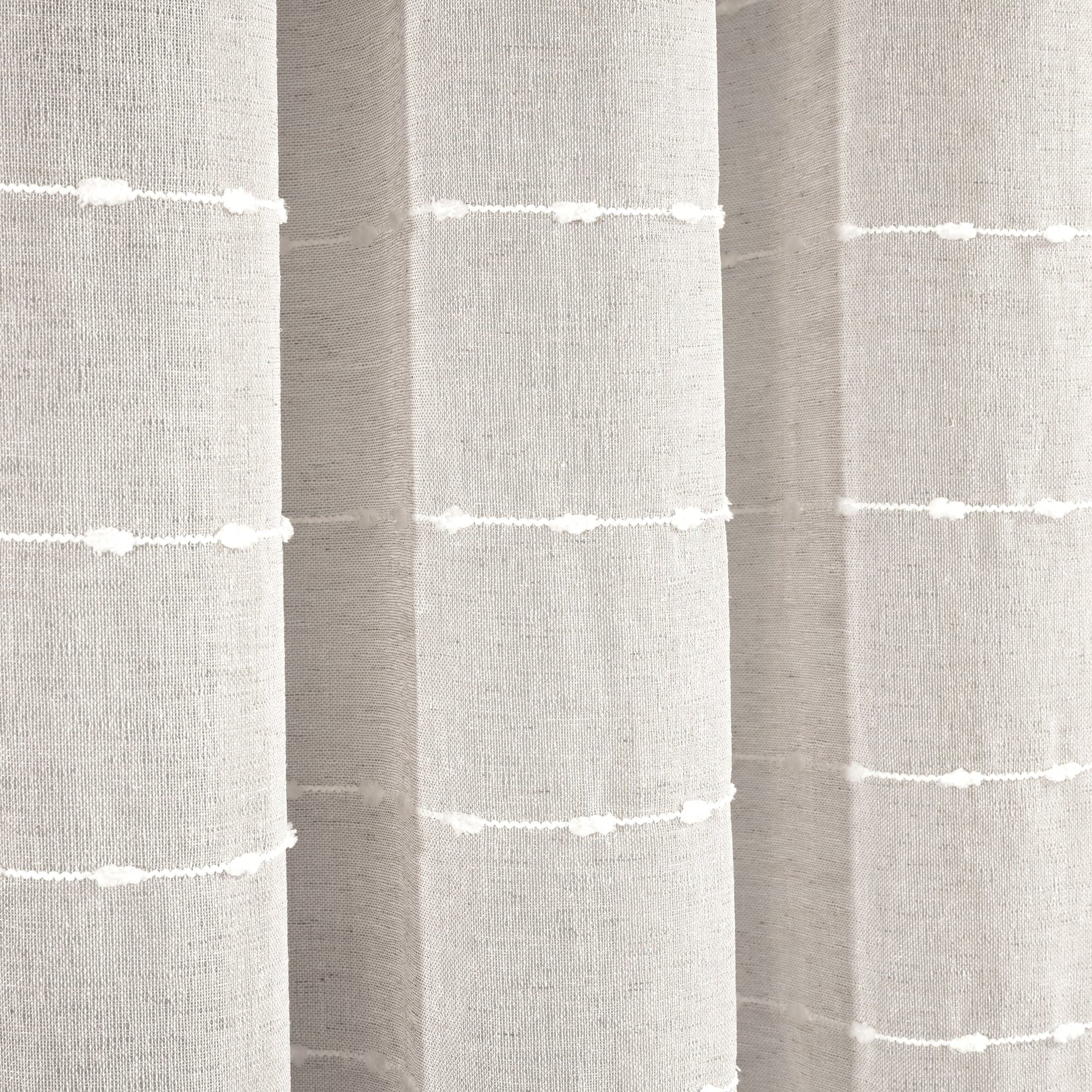 Farmhouse Textured Grommet Sheer Ultra Wide Window Curtain Panel