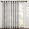 Farmhouse Textured Grommet Sheer Ultra Wide Window Curtain Panel