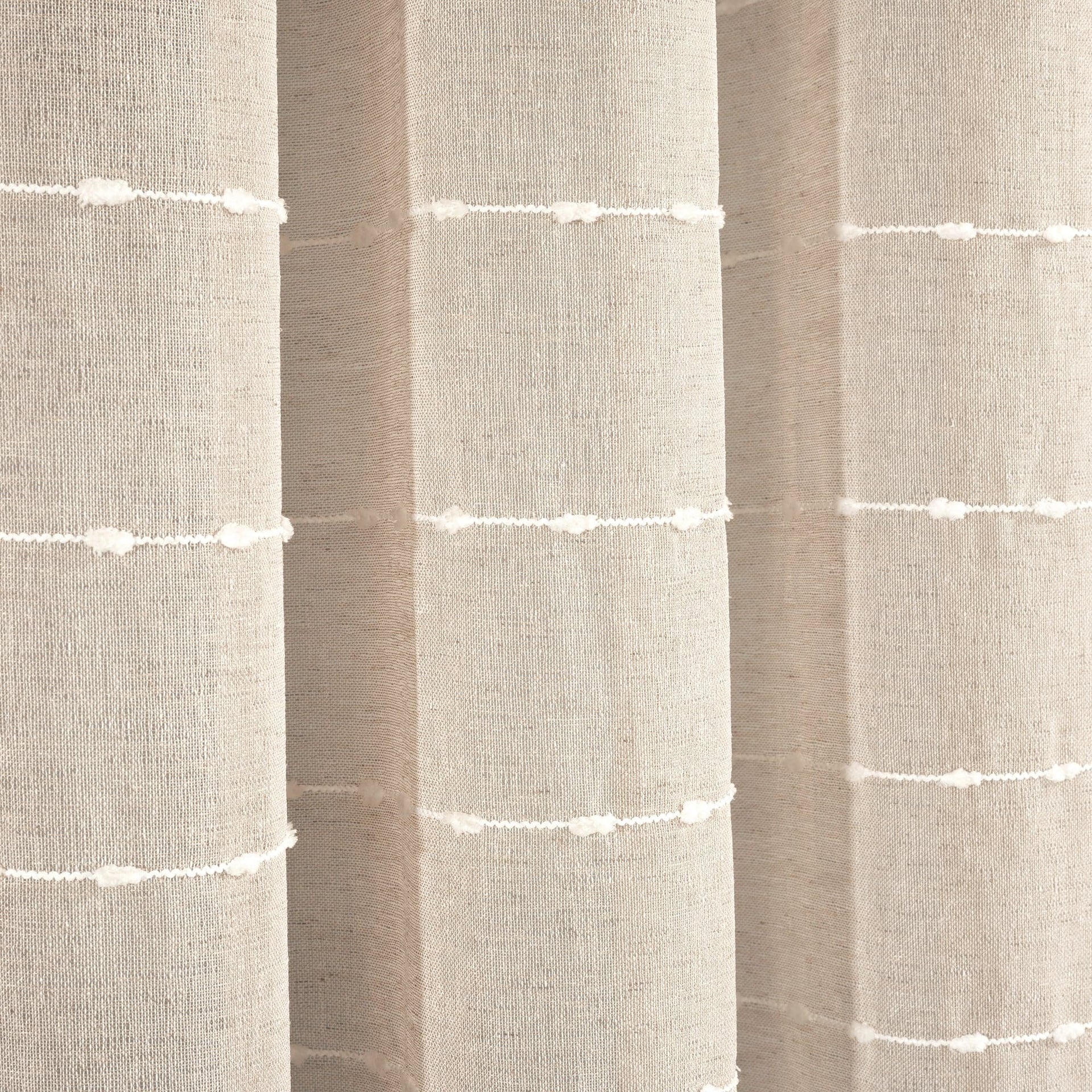 Farmhouse Textured Grommet Sheer Ultra Wide Window Curtain Panel