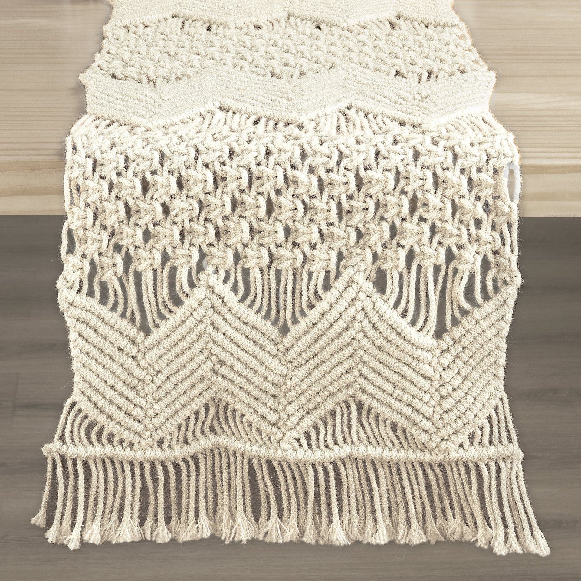 Boho Macrame Indoor/Outdoor Table Runner