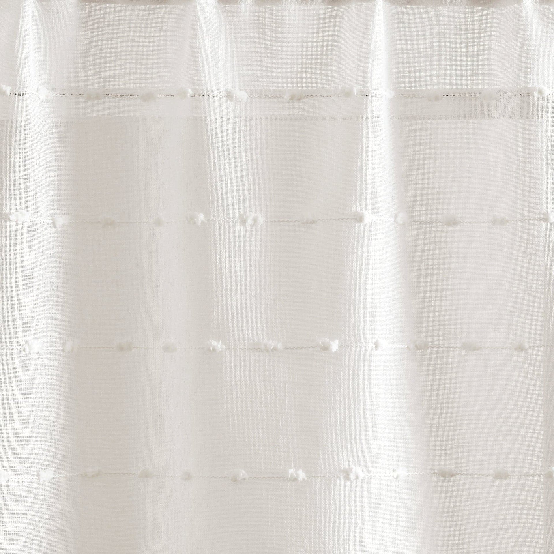 Farmhouse Textured Sheer Valance