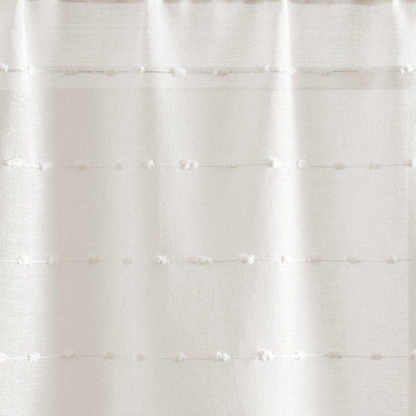 Farmhouse Textured Sheer Valance