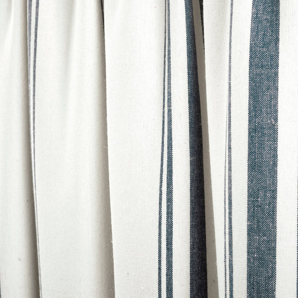Farmhouse Stripe Yarn Dyed Recycled Cotton Blend Valance