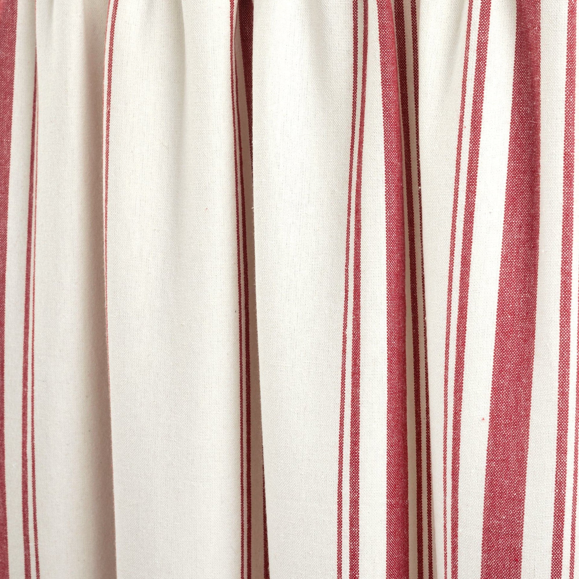 Farmhouse Stripe Yarn Dyed Recycled Cotton Blend Valance