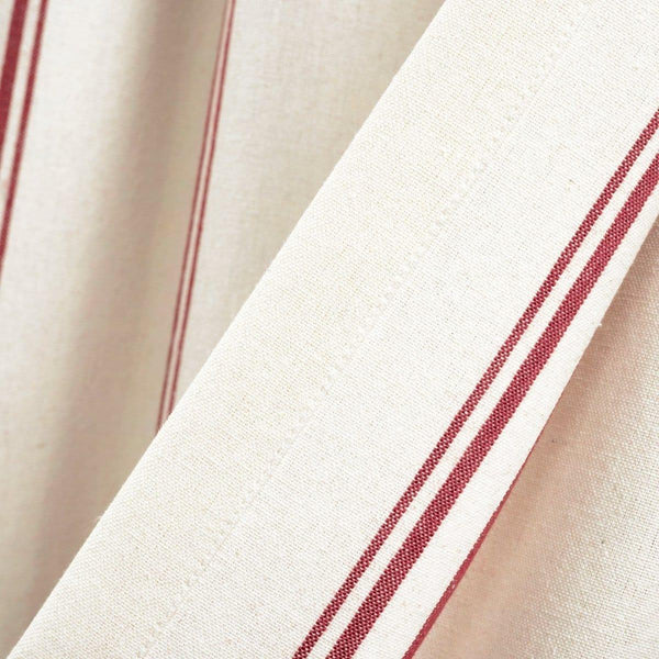 Farmhouse Stripe Yarn Dyed Recycled Cotton Blend Valance