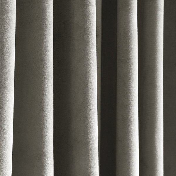 Prima Velvet Solid Ultra Wide Light Filtering Window Curtain Panel