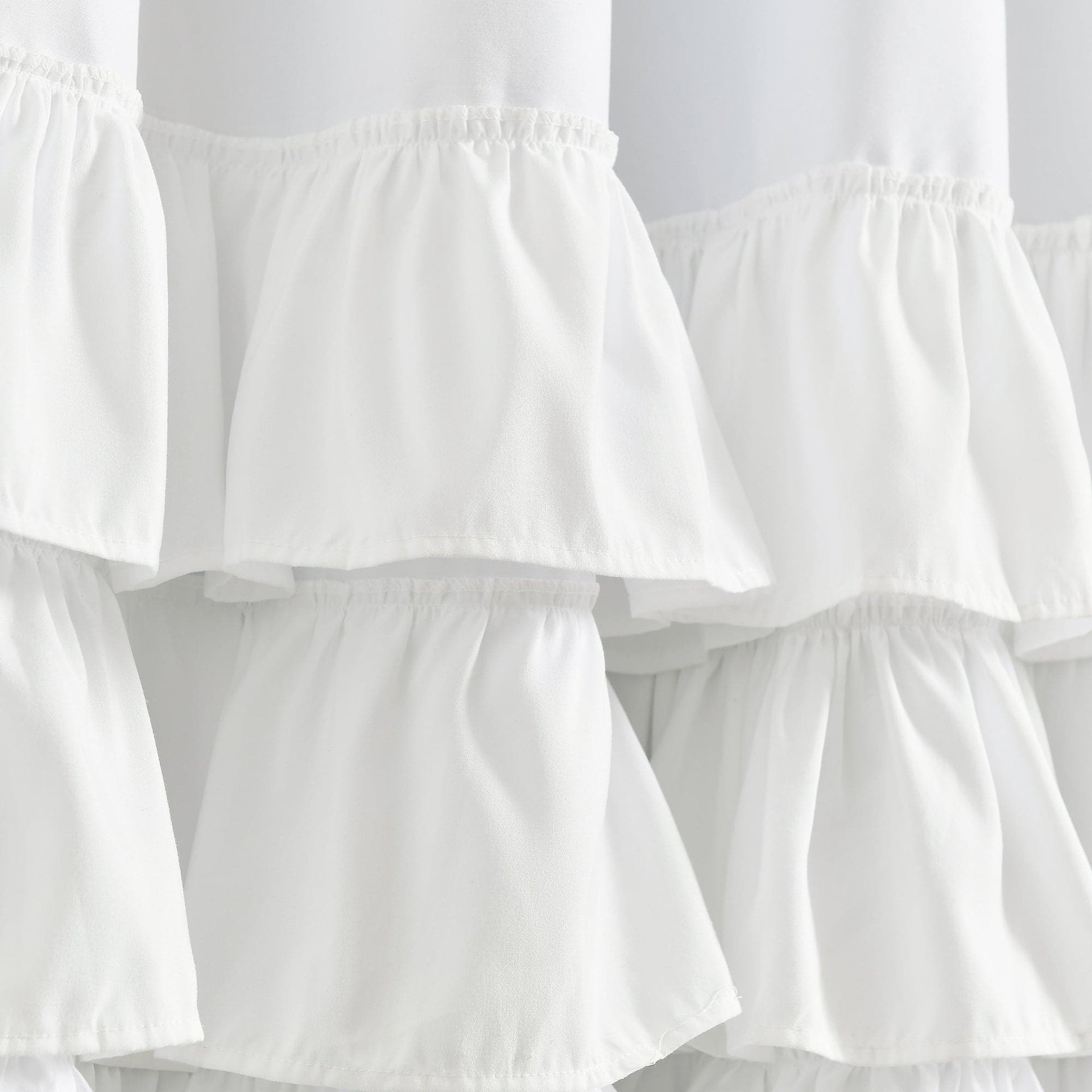 Allison Ruffle 100% Blackout Window Curtain Panel