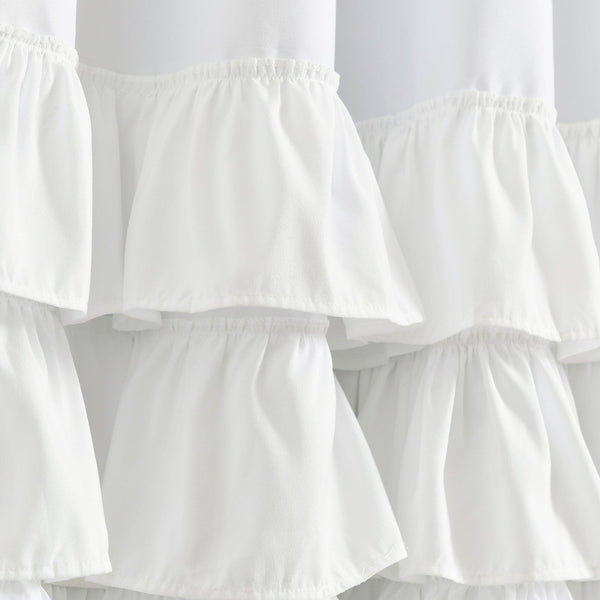 Allison Ruffle 100% Blackout Window Curtain Panel