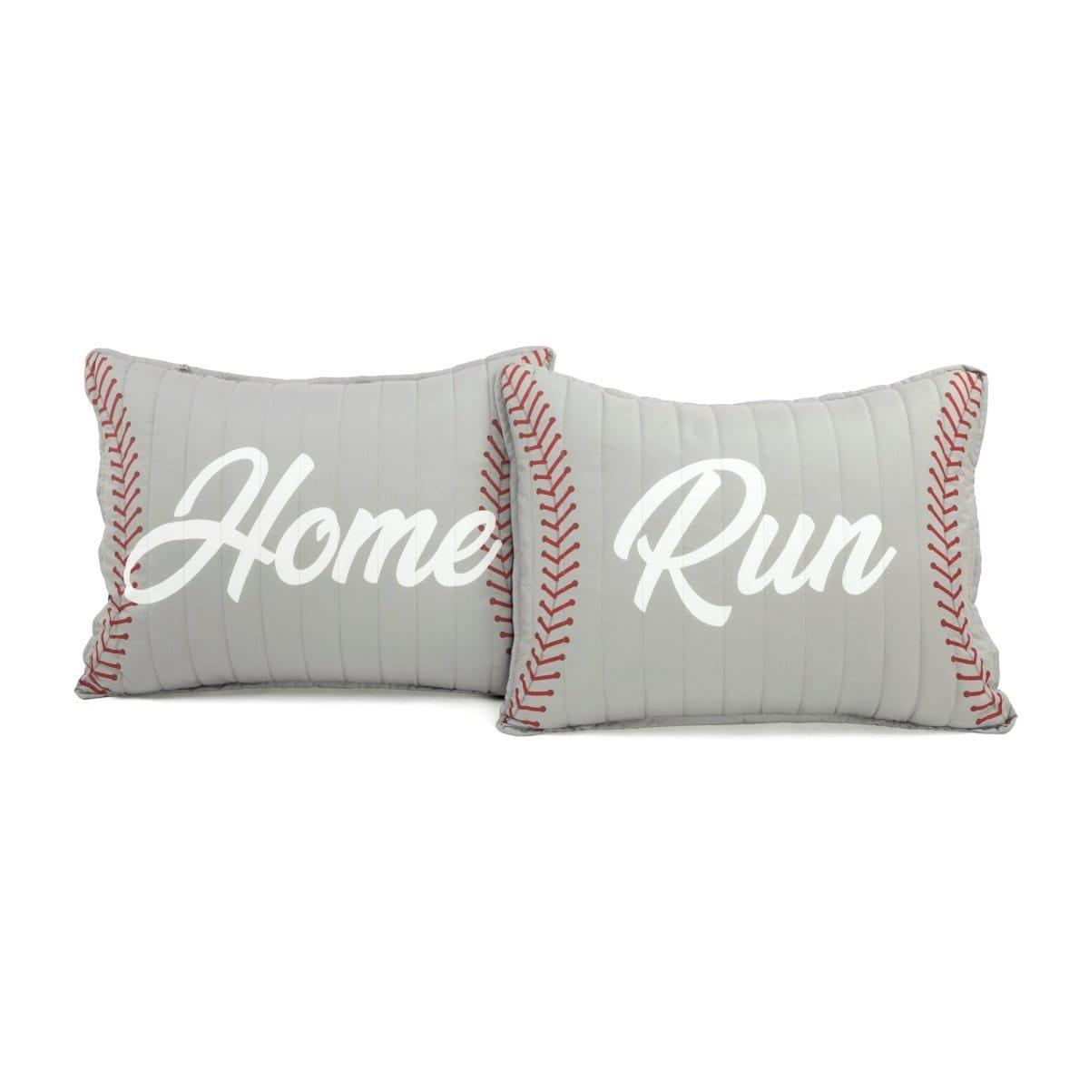 Baseball Game Reversible Oversized Kids Quilt Set