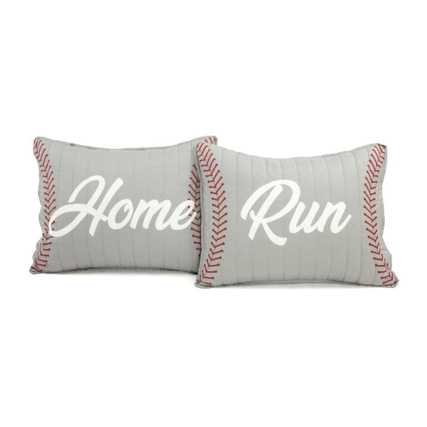 Baseball Game Reversible Oversized Kids Quilt Set