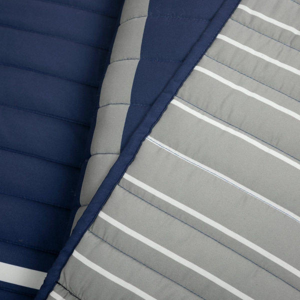 Baseball Game Reversible Oversized Kids Quilt Set