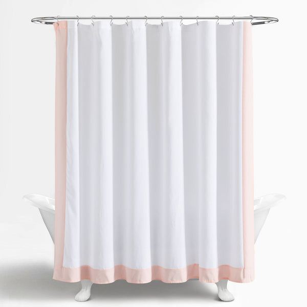 Block Border Shower Curtain