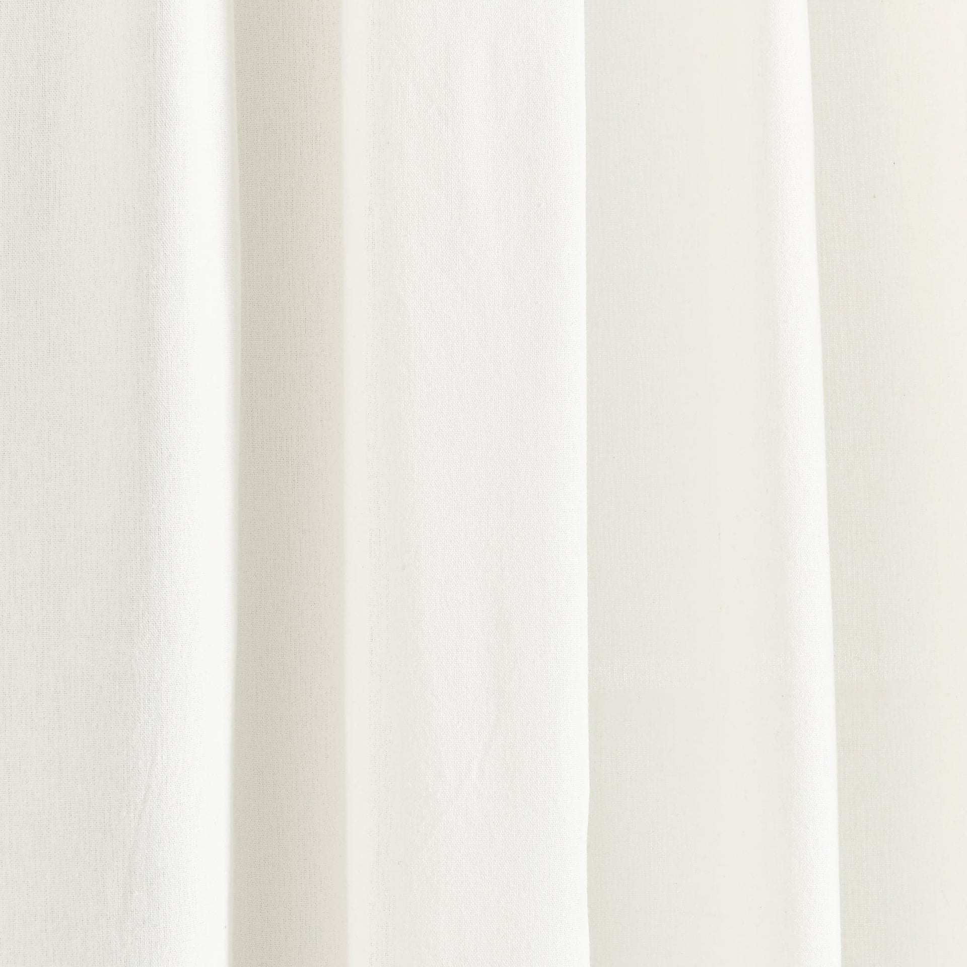 Modern Faux Linen Embroidered Edge With Attached Valance Window Curtain Panel Set