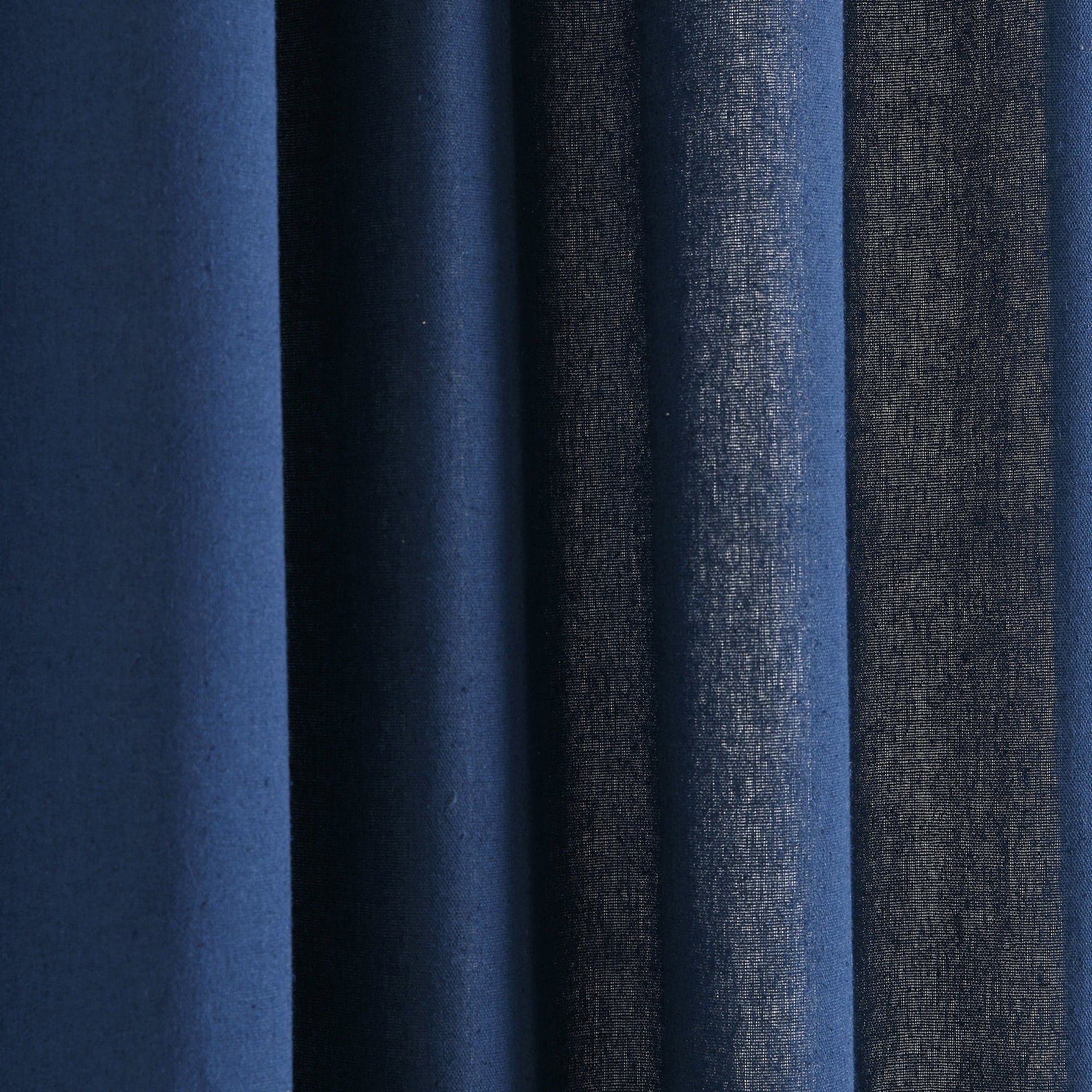 Modern Faux Linen Embroidered Edge With Attached Valance Window Curtain Panel Set