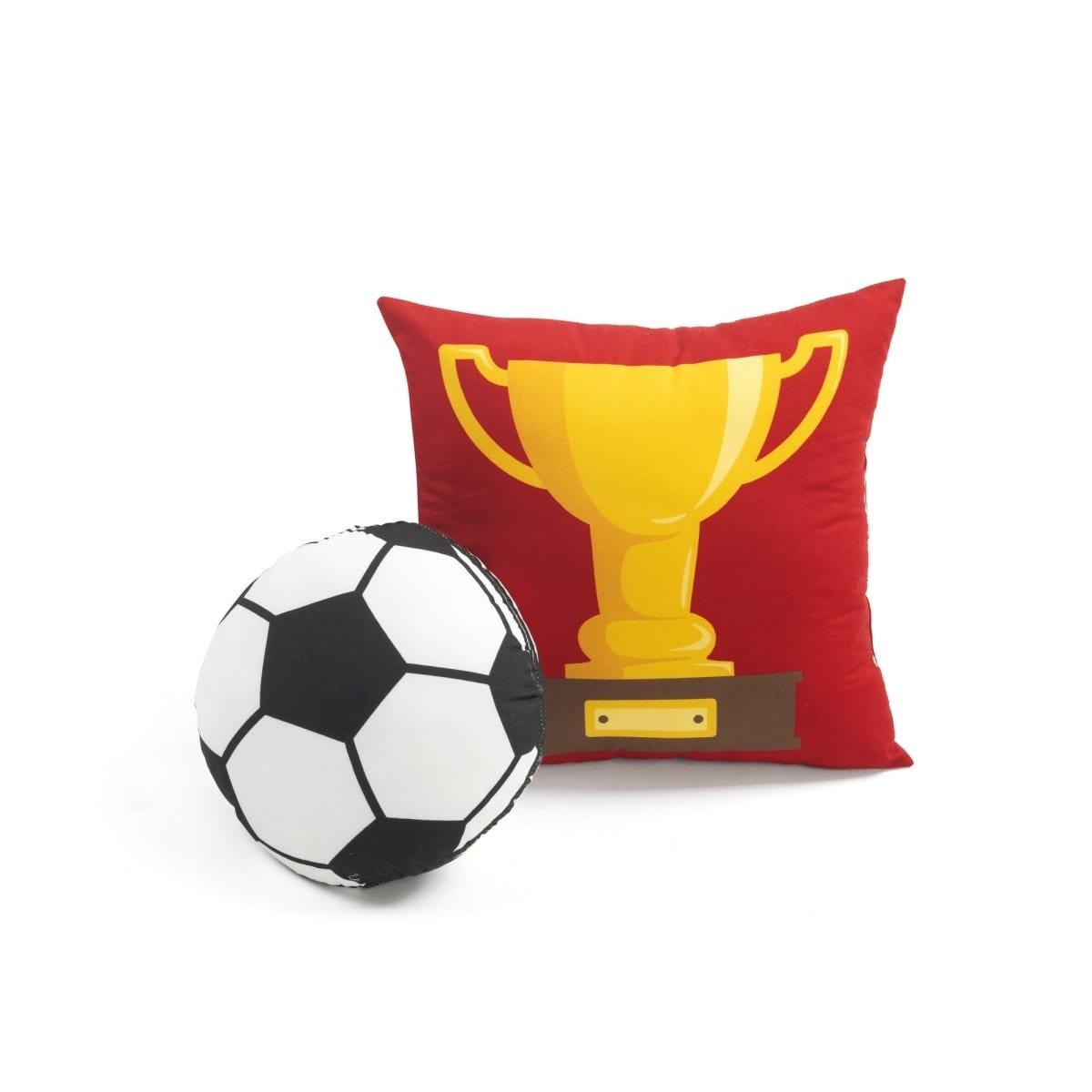 Soccer Game Reversible Quilt Set