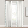 Coastal Chic Scalloped Edge Window Curtain Panel Set