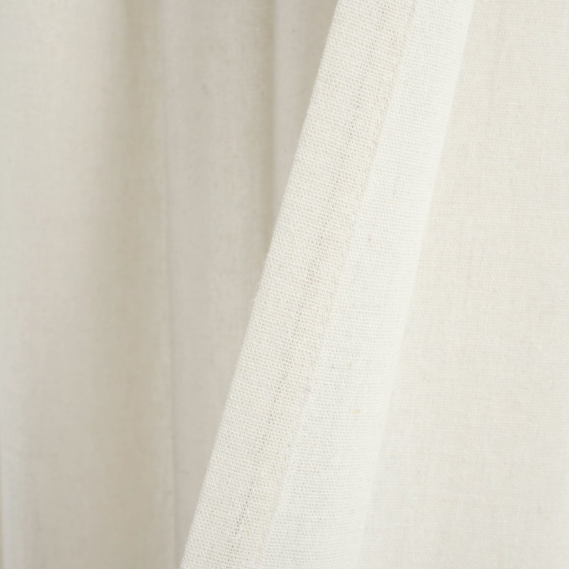 Boho Faux Linen Tassel Color Block Window Curtain Panel Set