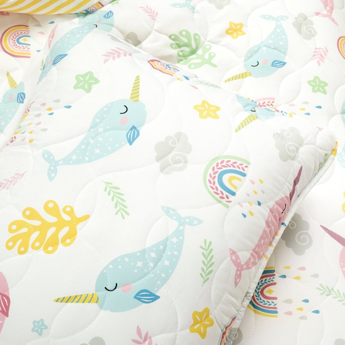 Magical Narwhal Quilt Set
