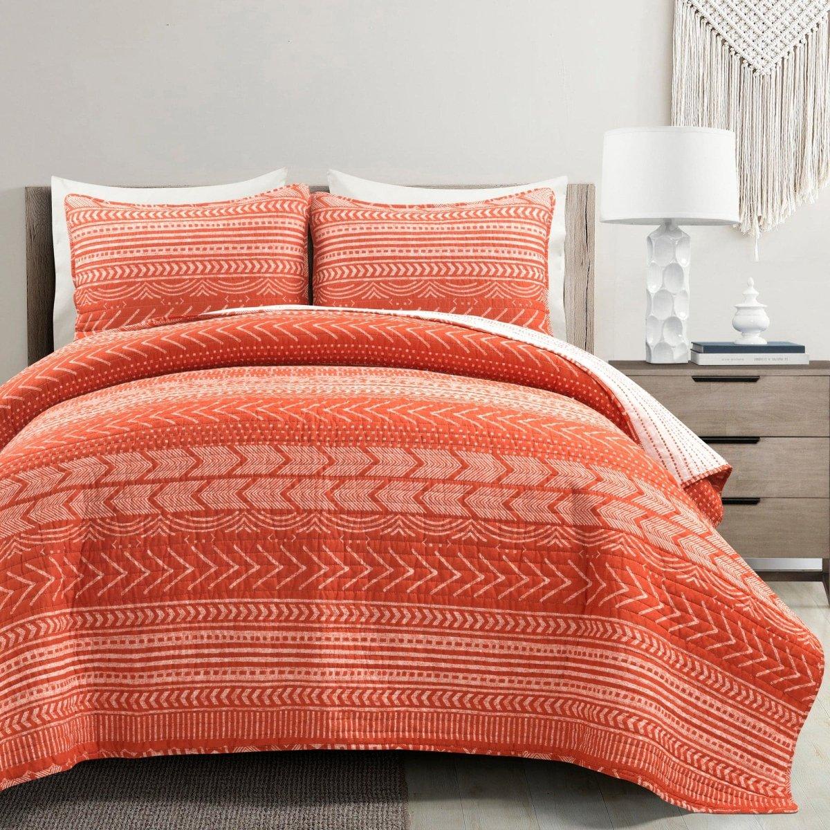 Hygge Geo Quilt 3 Piece Set