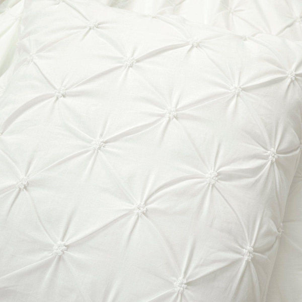Ravello Pintuck Cotton Comforter 3 Piece Set