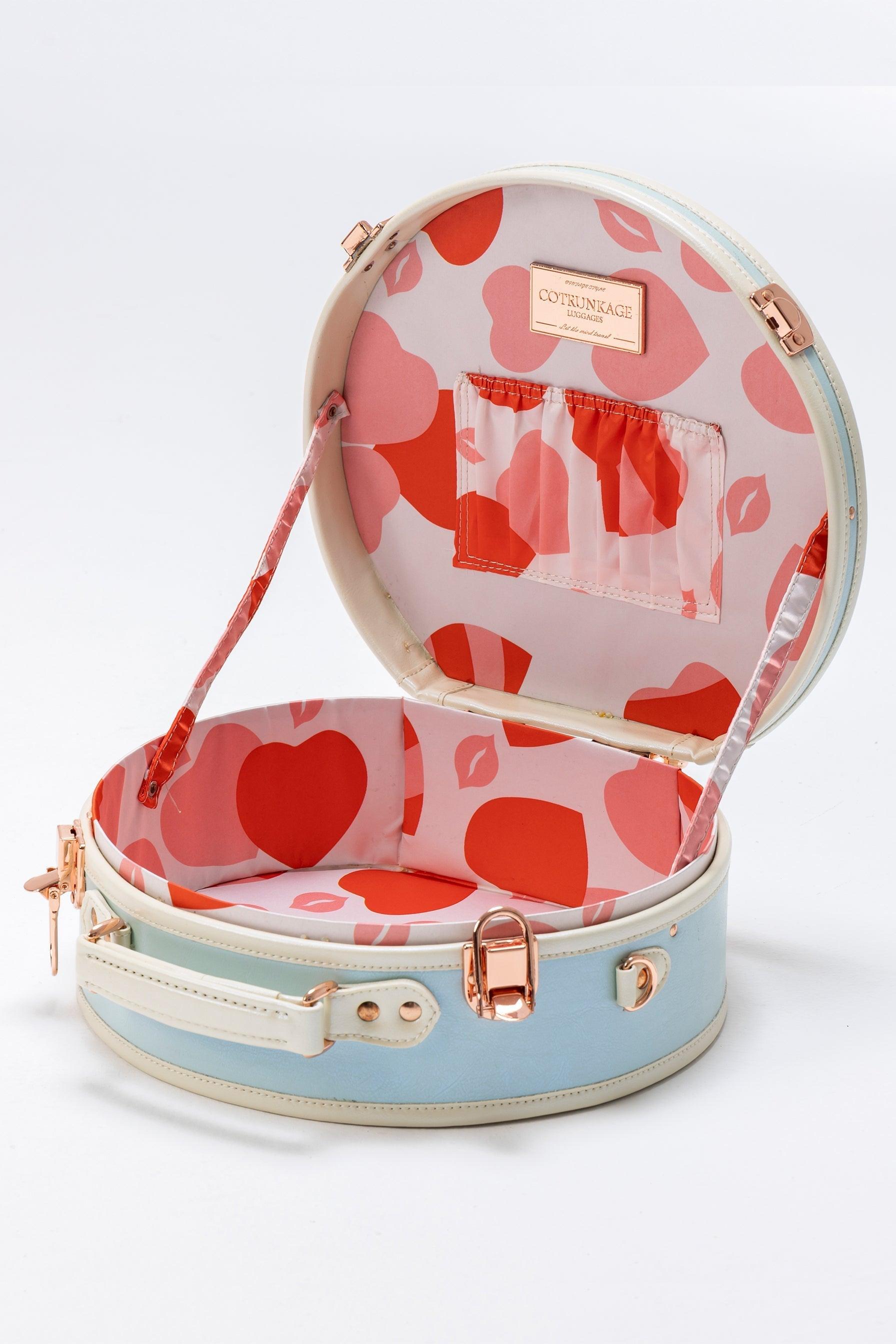 Minimalism Small Hat Box - Sky Blue's
