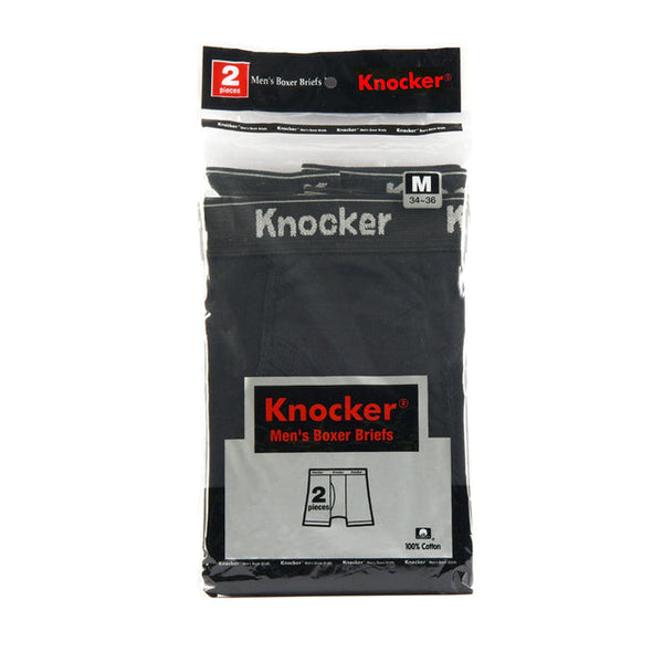 4-Pack Knocker Men's 100% Cotton Boxer Briefs