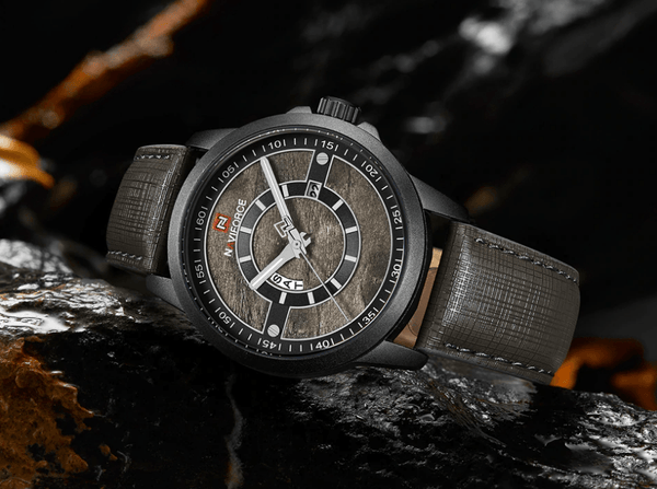 Men's Waterproof Business Style Watch With Unique  Backgrounds Luxury Design Perfect Gift For Him