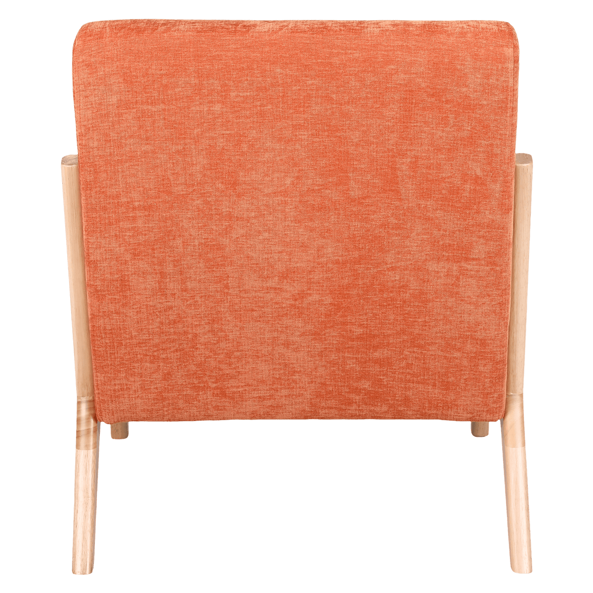 Antique Orange Cotton‑Linen Chair