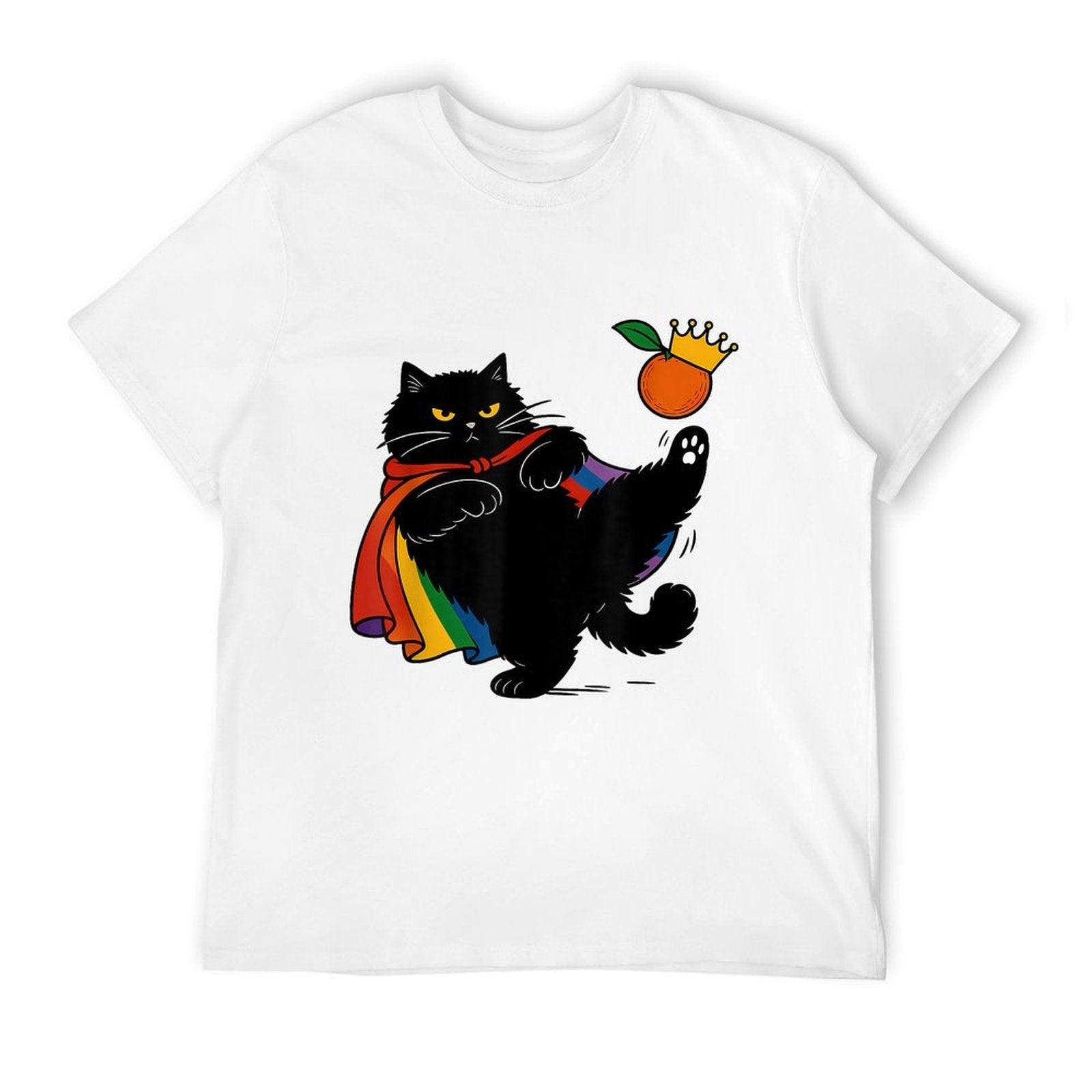 No Kings Cat Pride  Slim-fit Cut T-Shirt