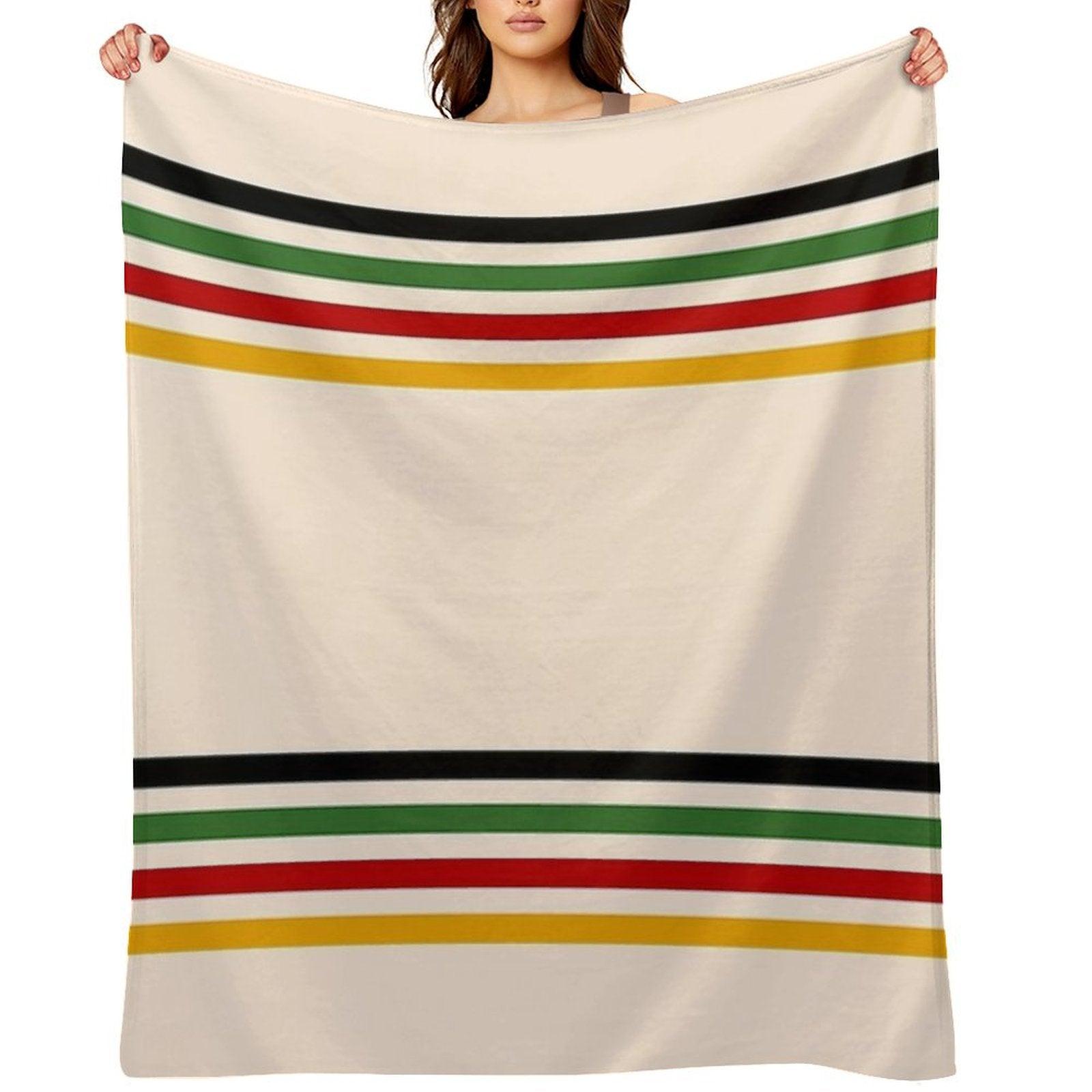 Trading Colors Throw Blanket
