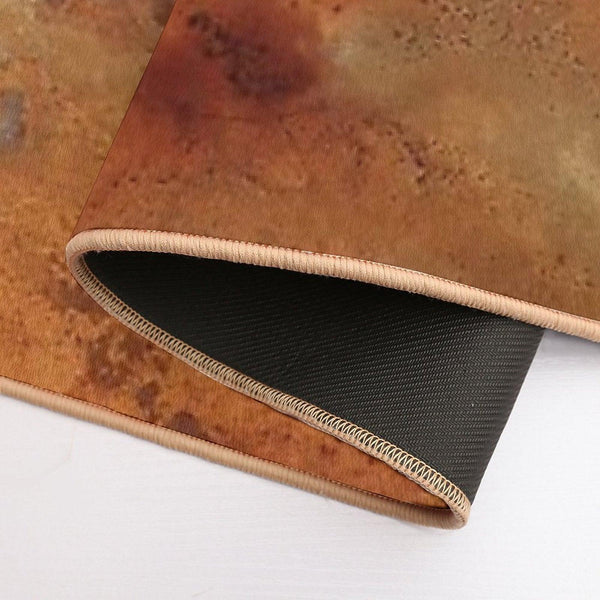 'Mars' In Gold, Bronze And Copper Bath Mat